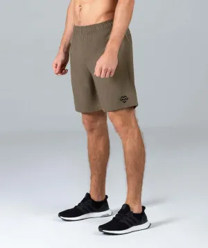 8 Inch Sports Shorts (Khaki)