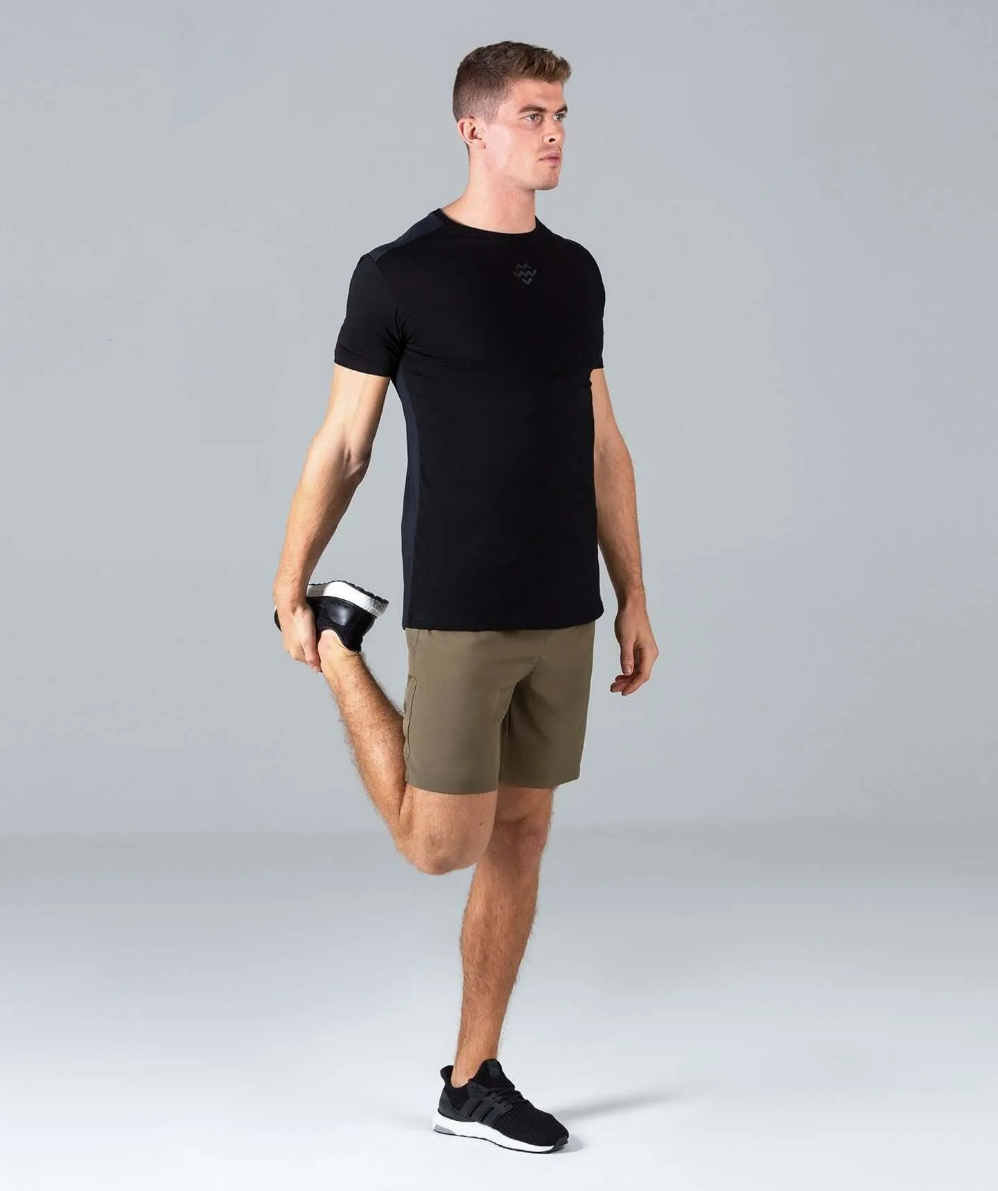 8 Inch Sports Shorts (Khaki)