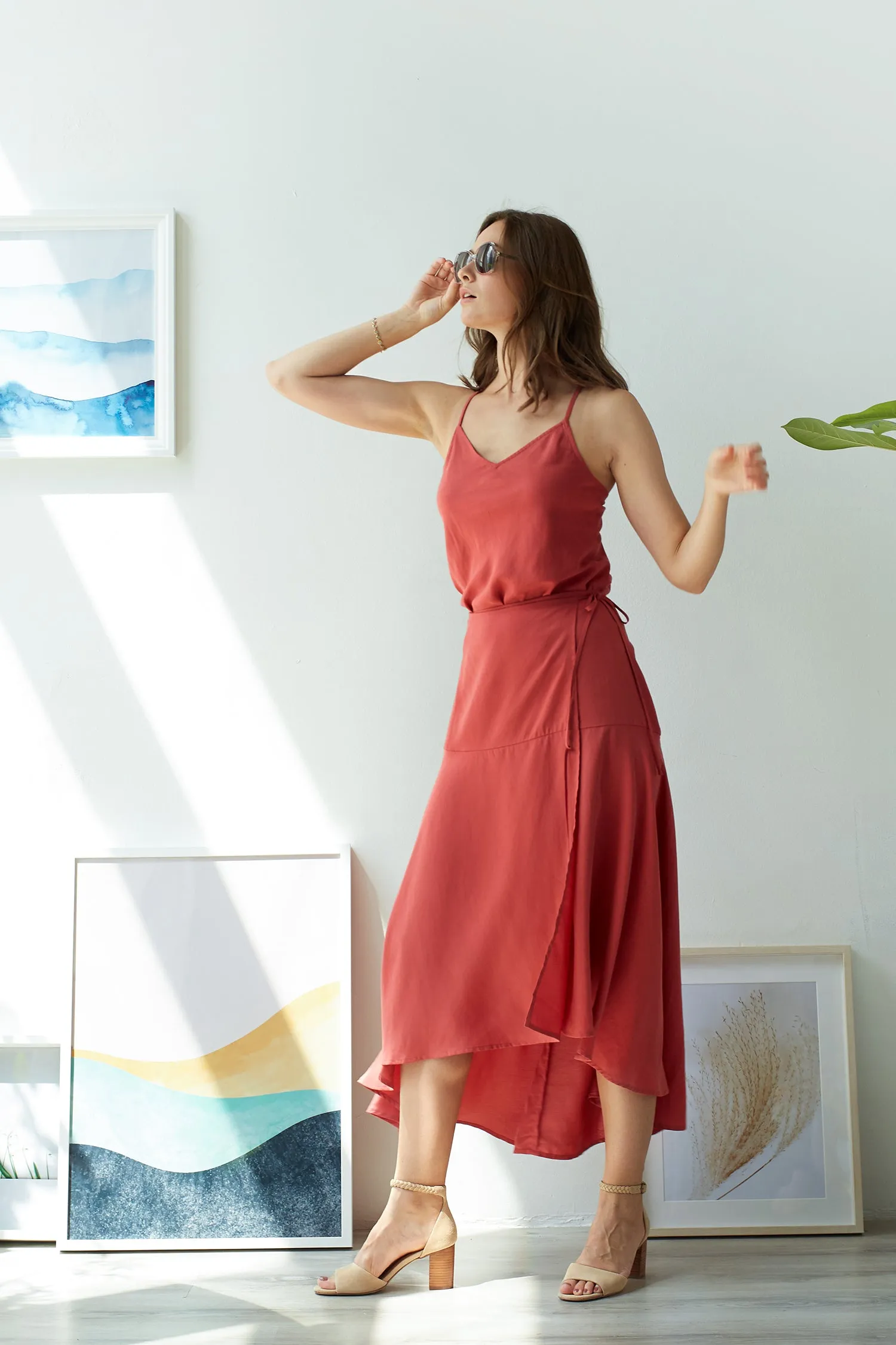 Adjustable Camisole - Hibiscus