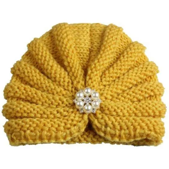 Adorable Unisex Baby Knitted Hats Bonnets
