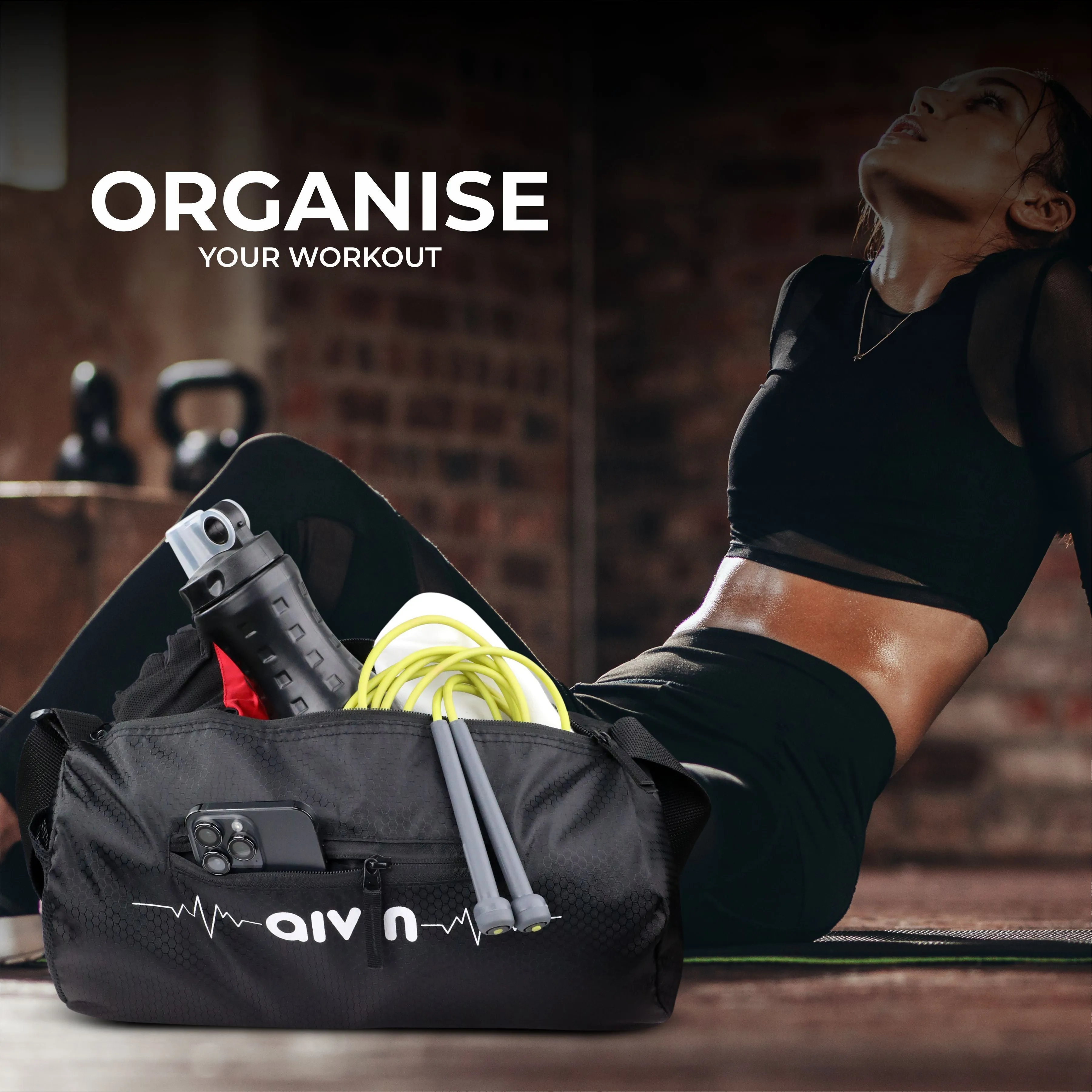 Aivin  Attract Pro Basic Duffel Bags - Black