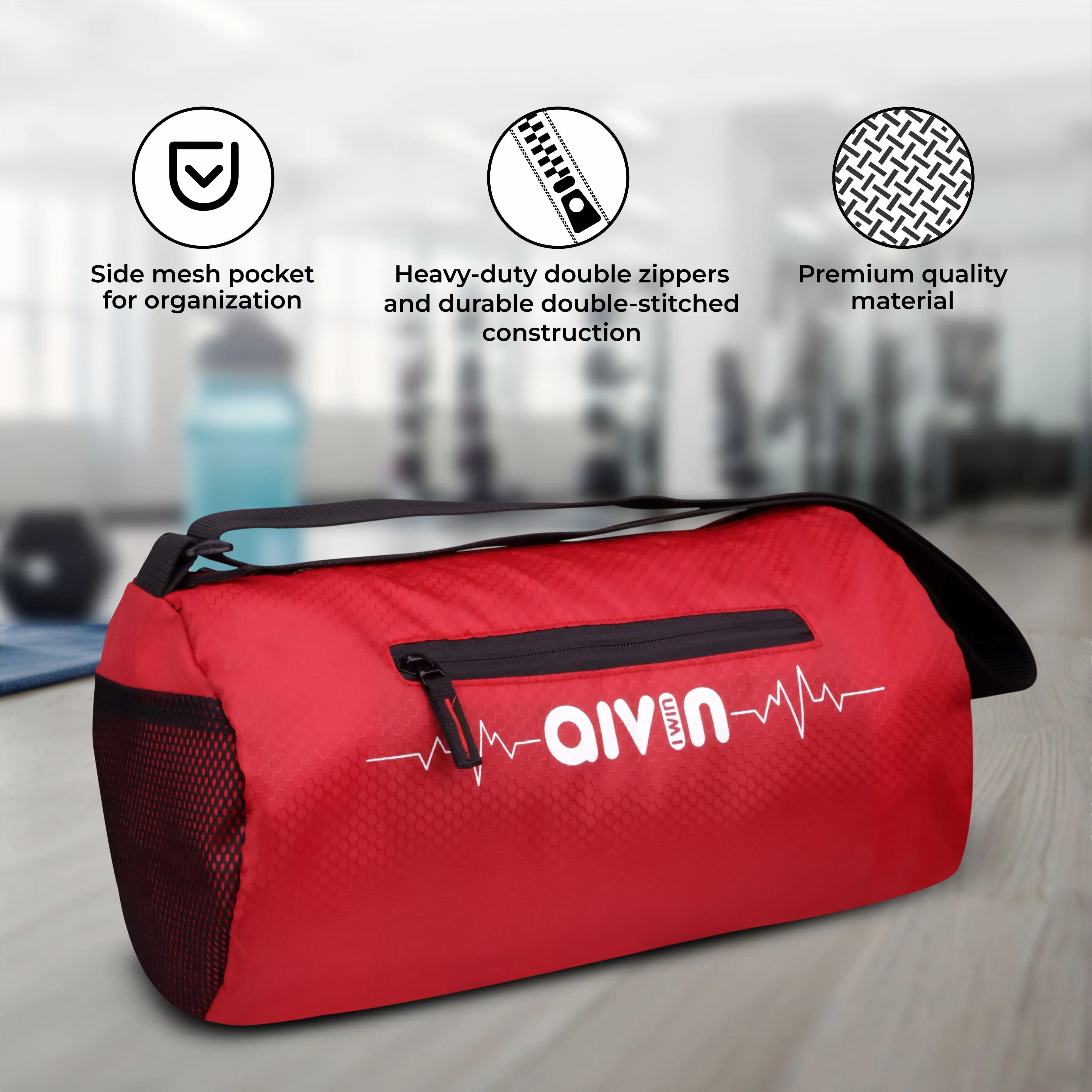Aivin  Attract Pro Basic Duffel Bags - Red