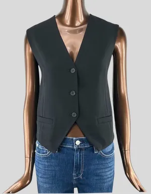 & OTHER STORIES Black Short Vest - 6 US
