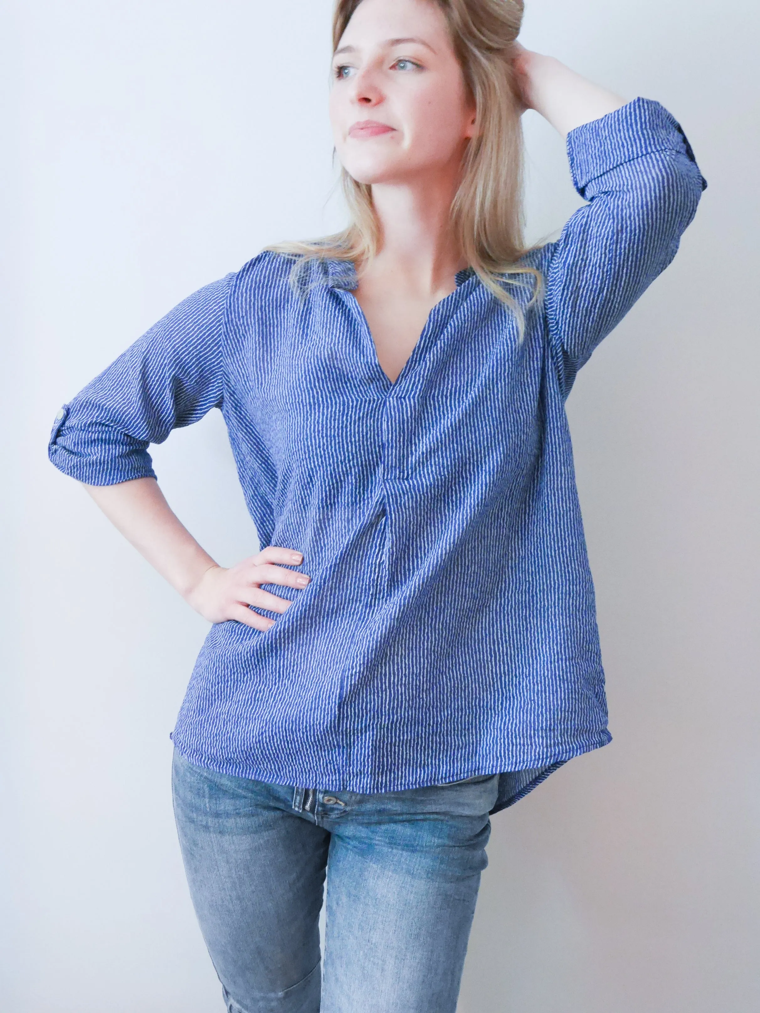 Annabel Blouse Royal Blue