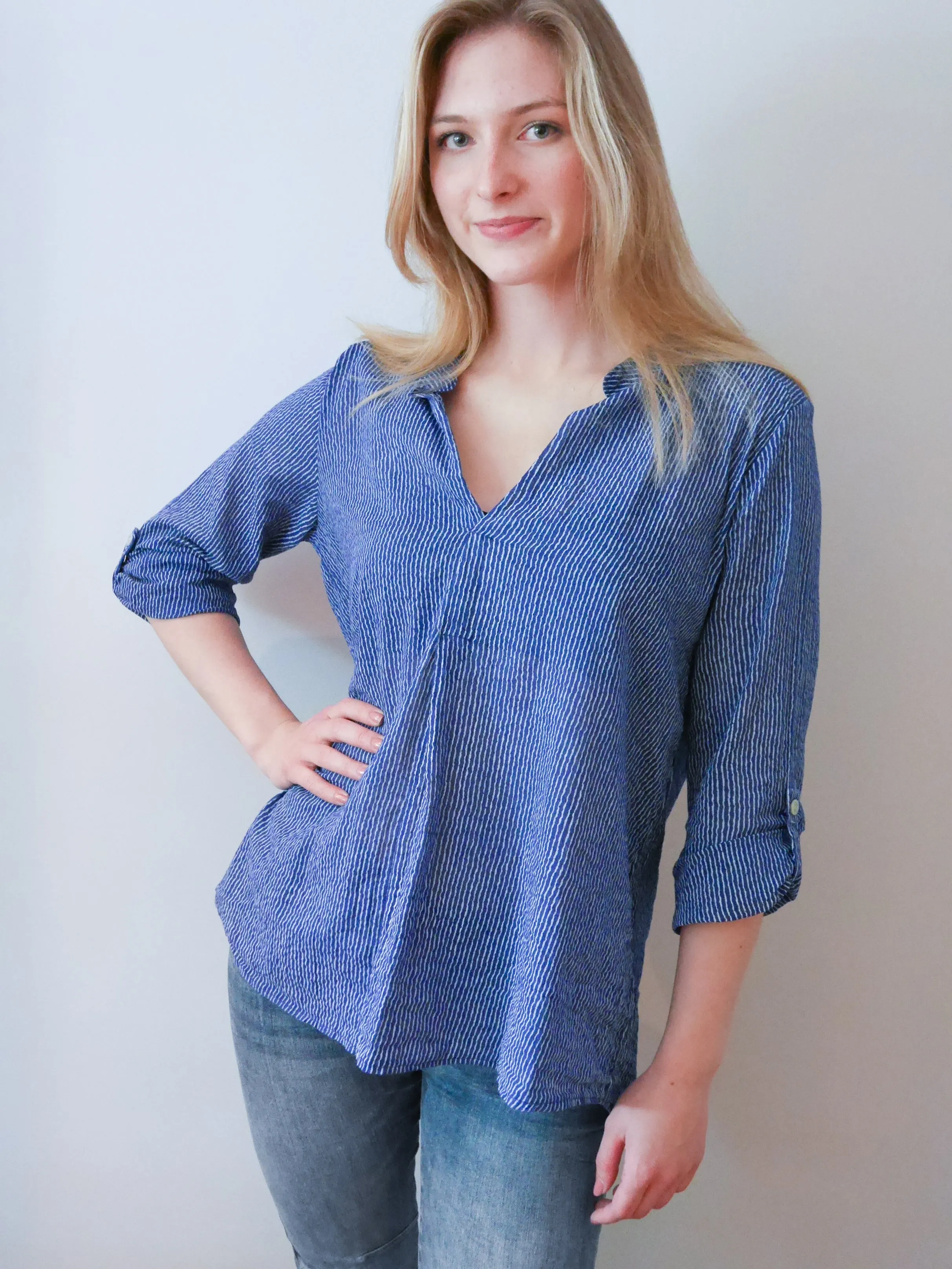 Annabel Blouse Royal Blue