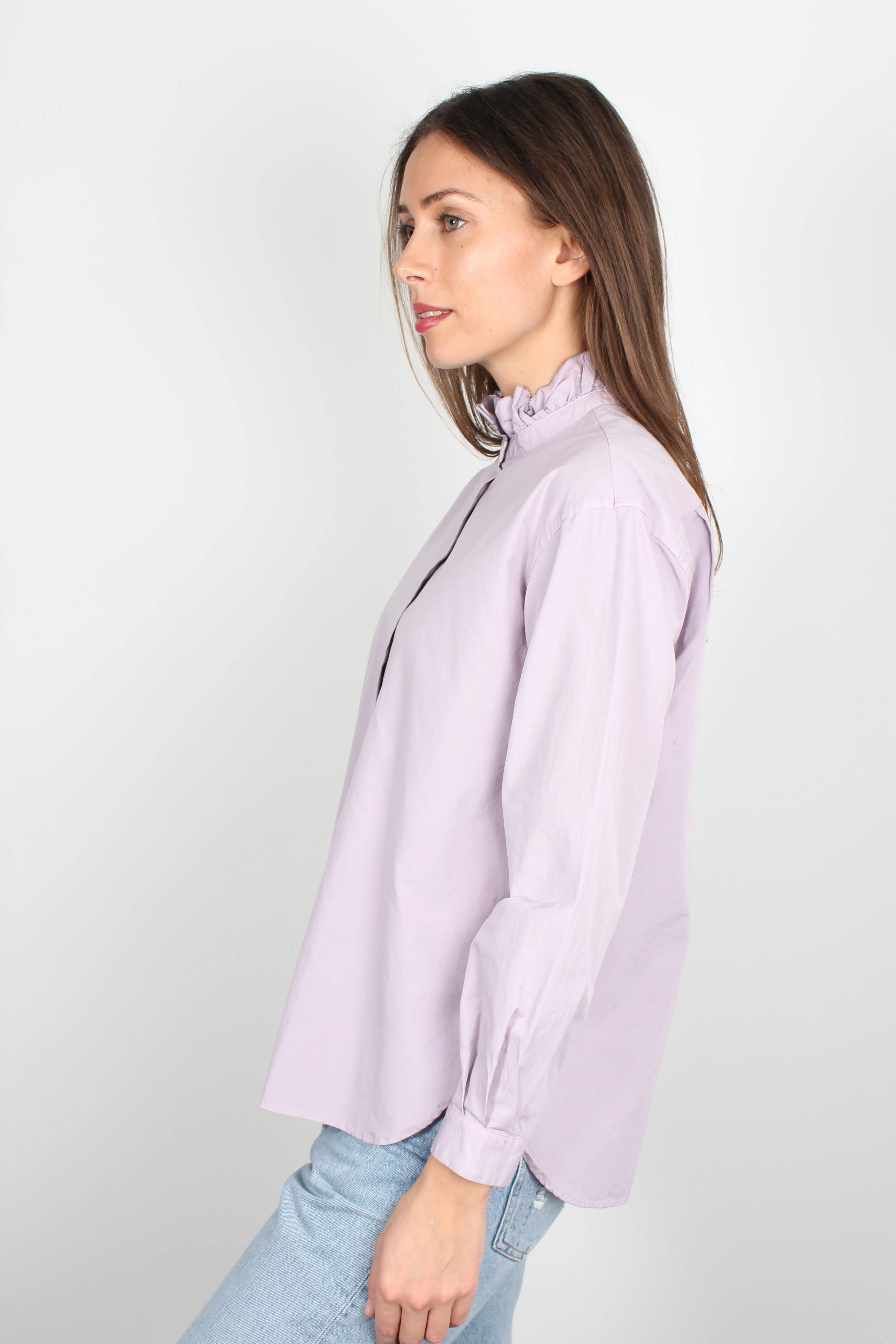 Bellerose Greta lilac cotton shirt