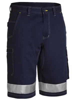 Bisley, Taped Lightweight Cargo Short, BSHC1432T (Pair) - Navy - Size: 127