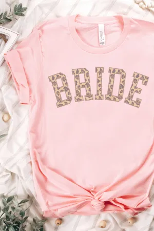 Bride Leopard Tri-Blend Short Sleeve Tee