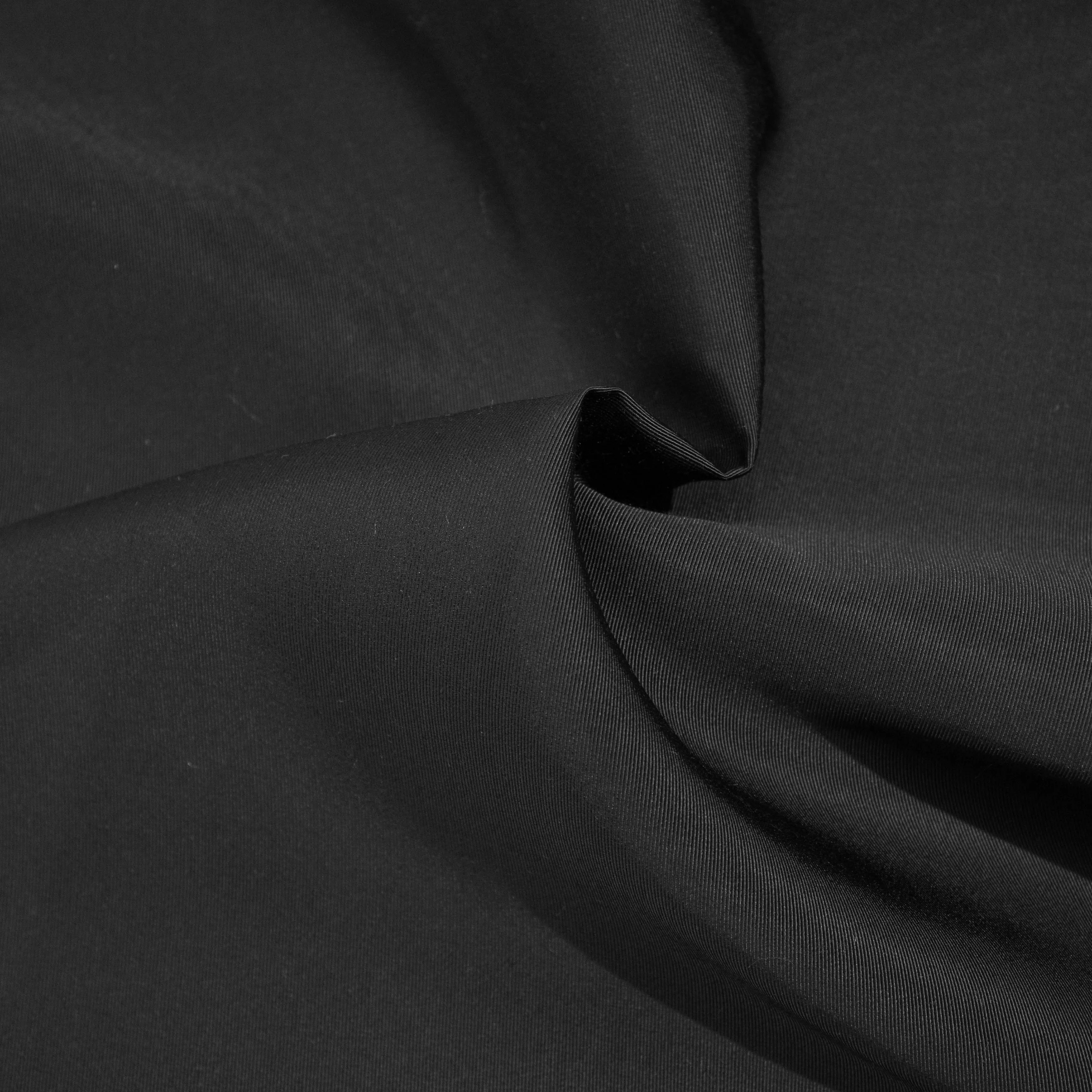 Brylan Black Cotton Sateen