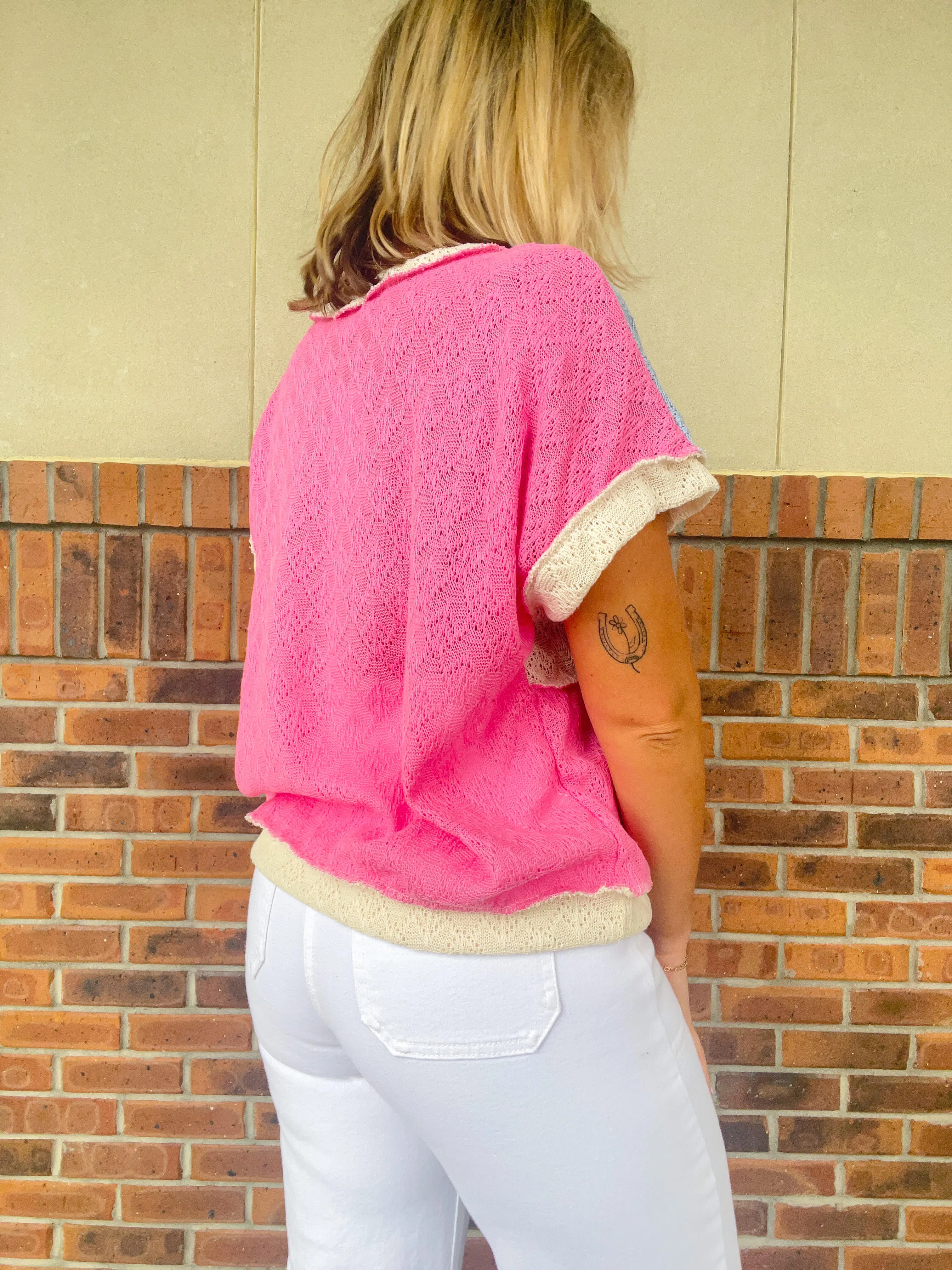 Carrie Color Block Top