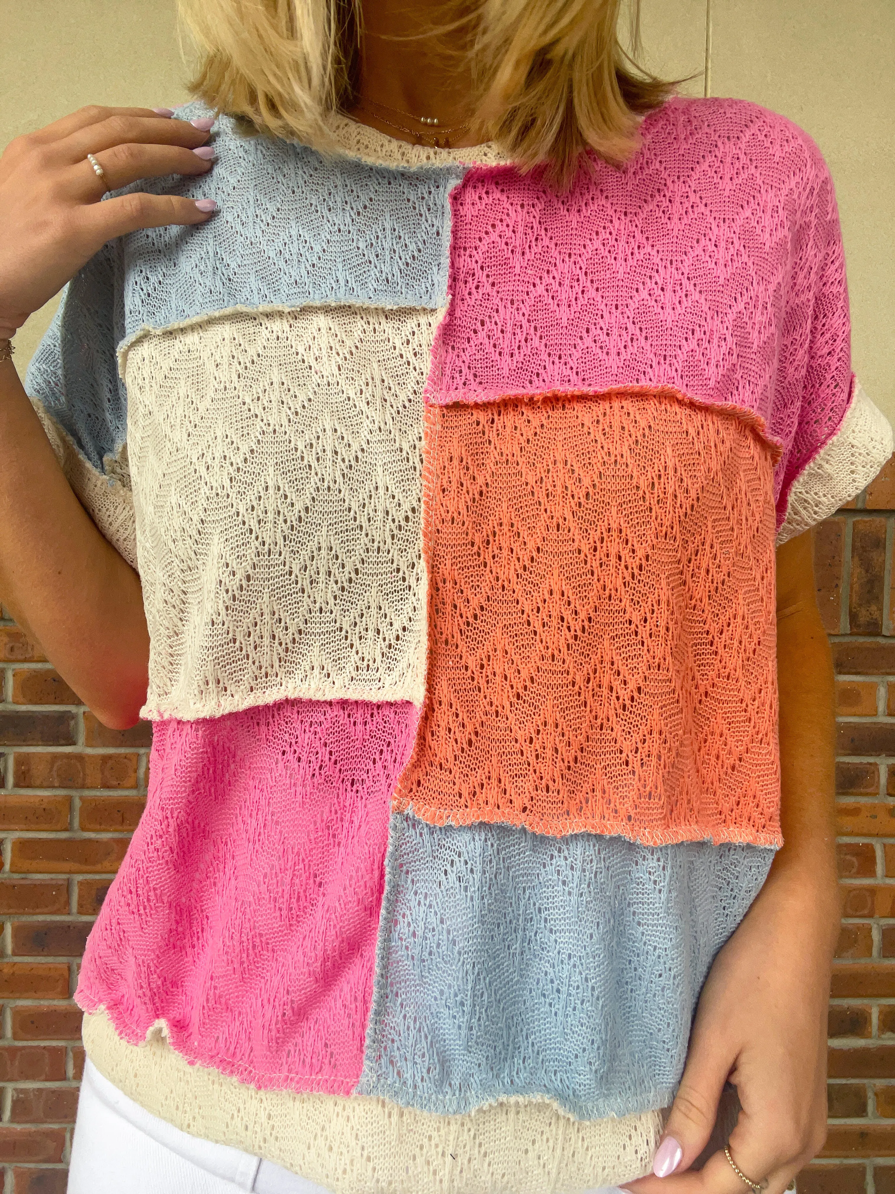 Carrie Color Block Top