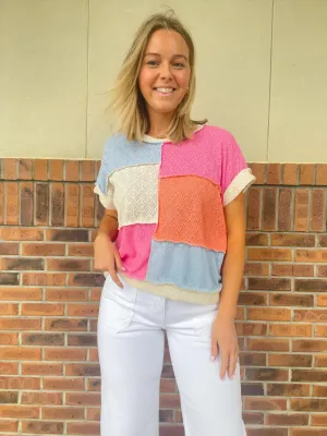 Carrie Color Block Top
