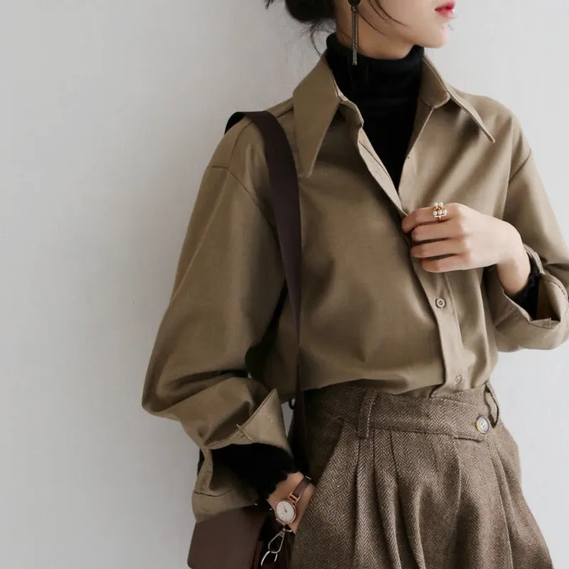 Casual Classic Collar Blouse