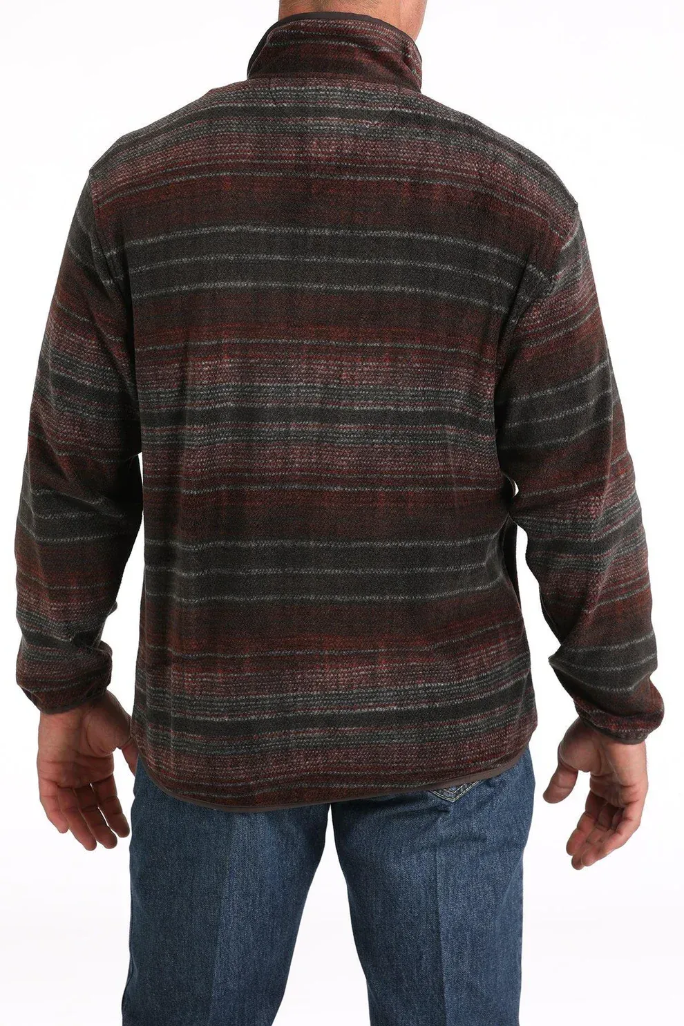 Cinch Match - Men's Polar Fleece - Brown/Red