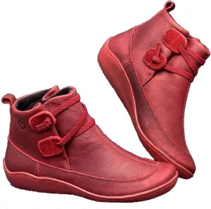Combat Boots Womens Ankle Platform Booties for Women Work Boots for Men Flat Boot Laces Flat Heel Closed Toe Slip on Pointed Toe Chunky Stacked Heel