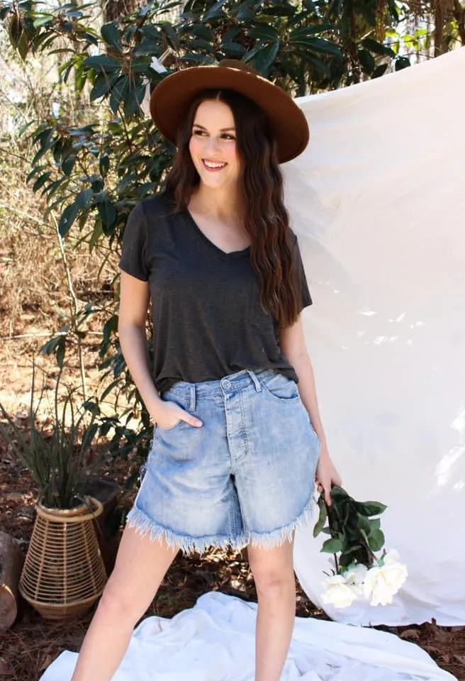 Curvy Girl Slouchy Pocket Tees