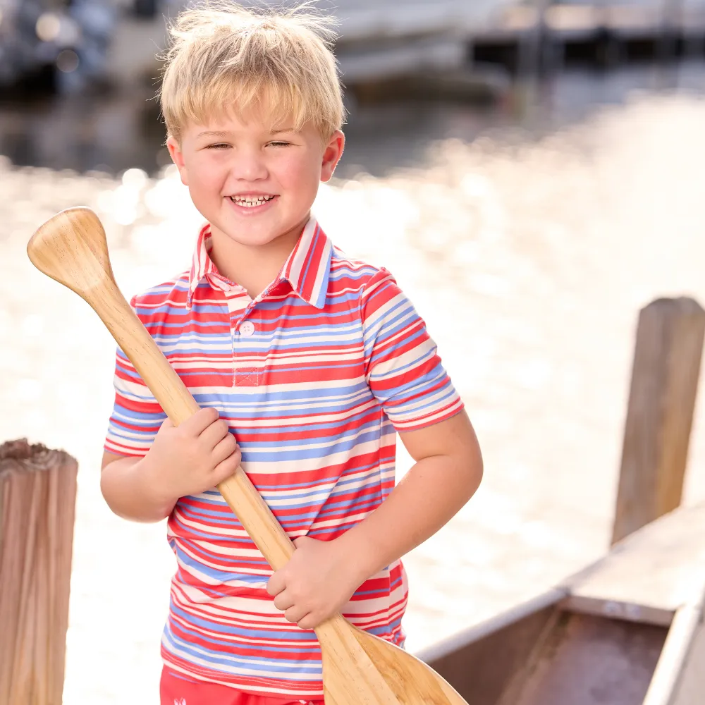 Davis Polo - Cape Cod Stripe