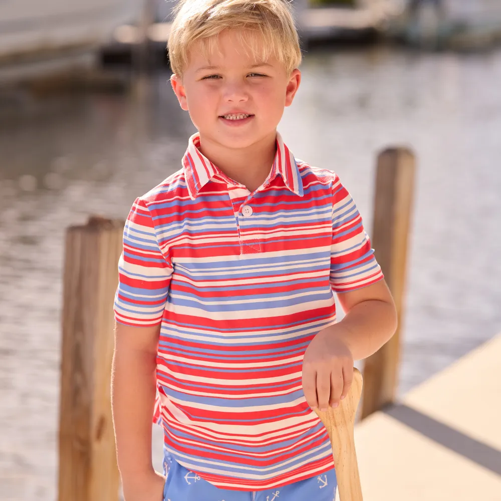 Davis Polo - Cape Cod Stripe