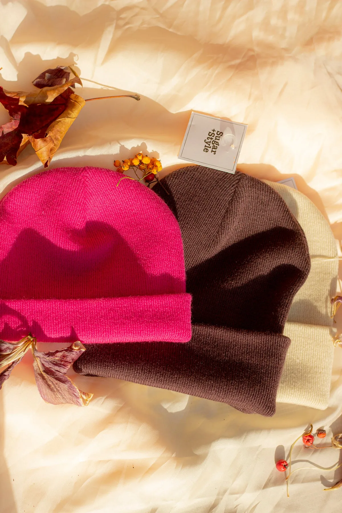 Deep Burgundy Beanie Hat