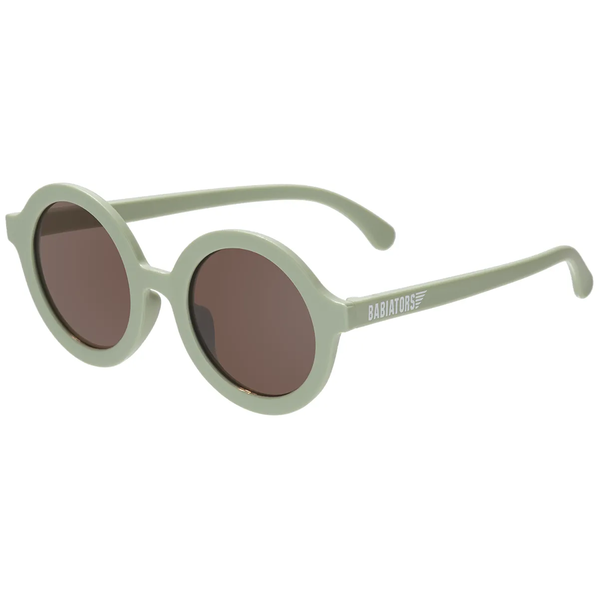 Euro Round Sunglasses - All the Rage Sage with Amber Lens by Babiators