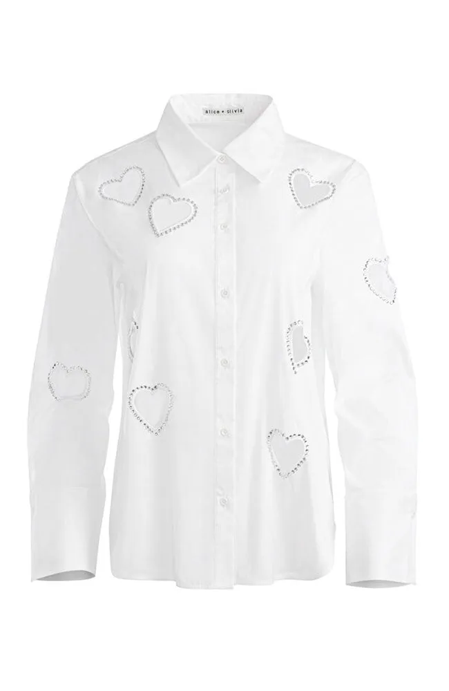 Finely Embellished Button Down