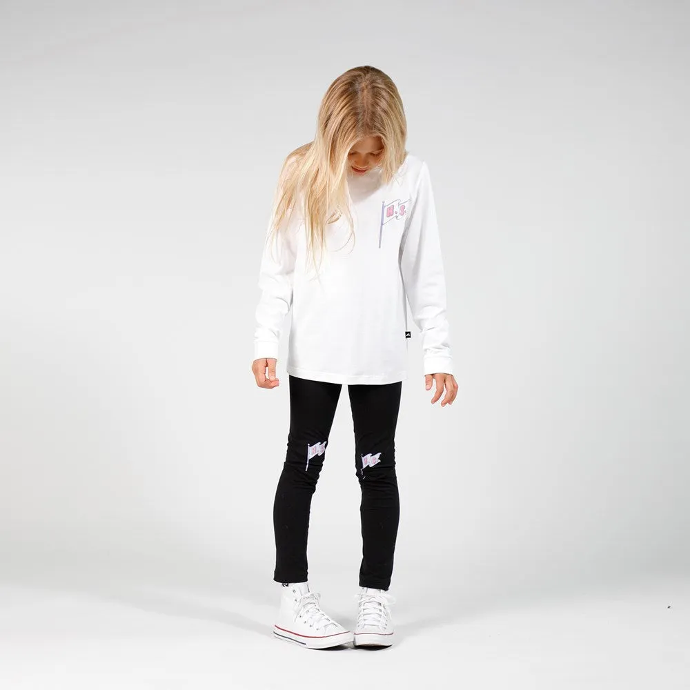 GIRLS LS TEE - Off White