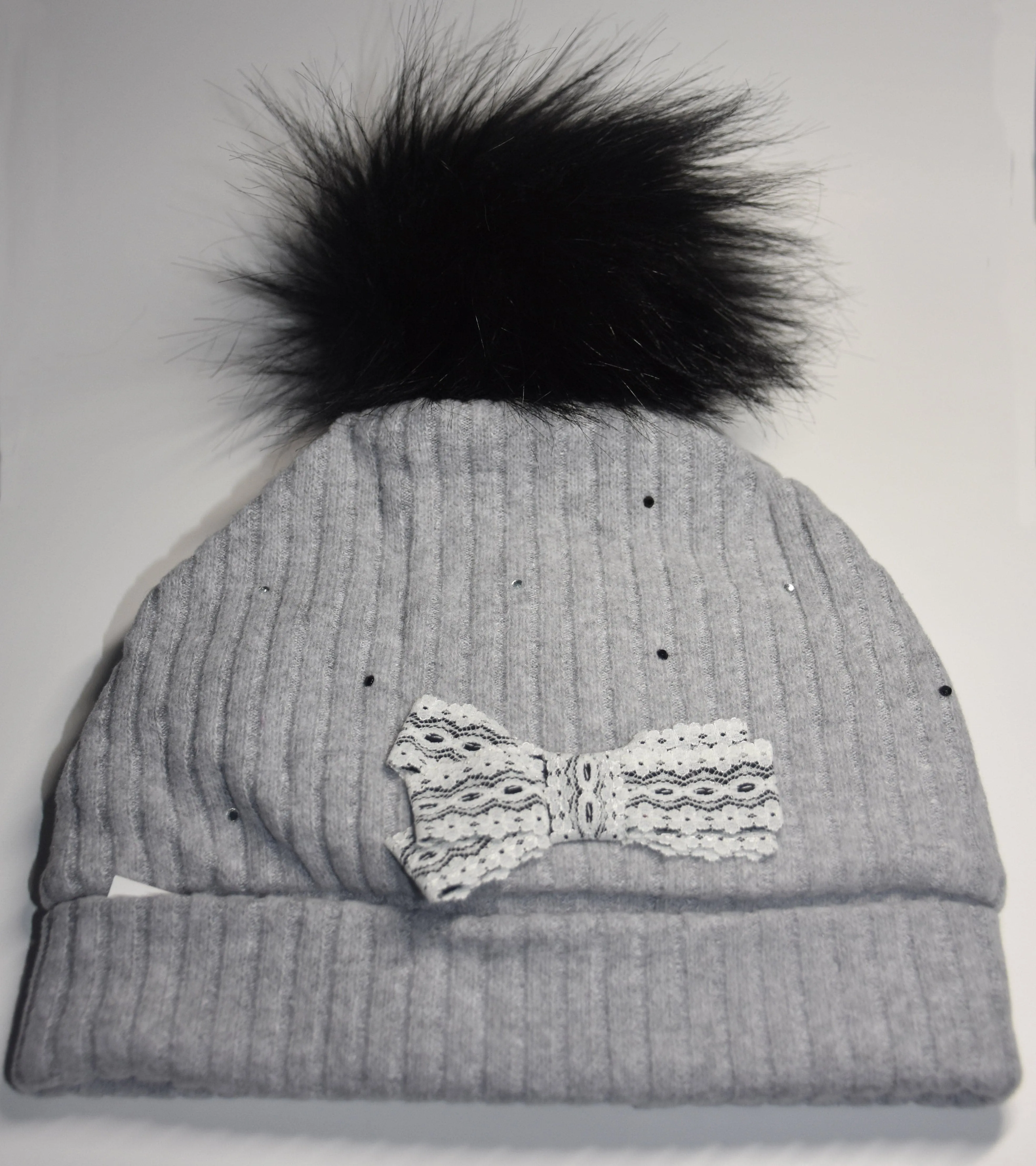 Girls Winter Pom Pom