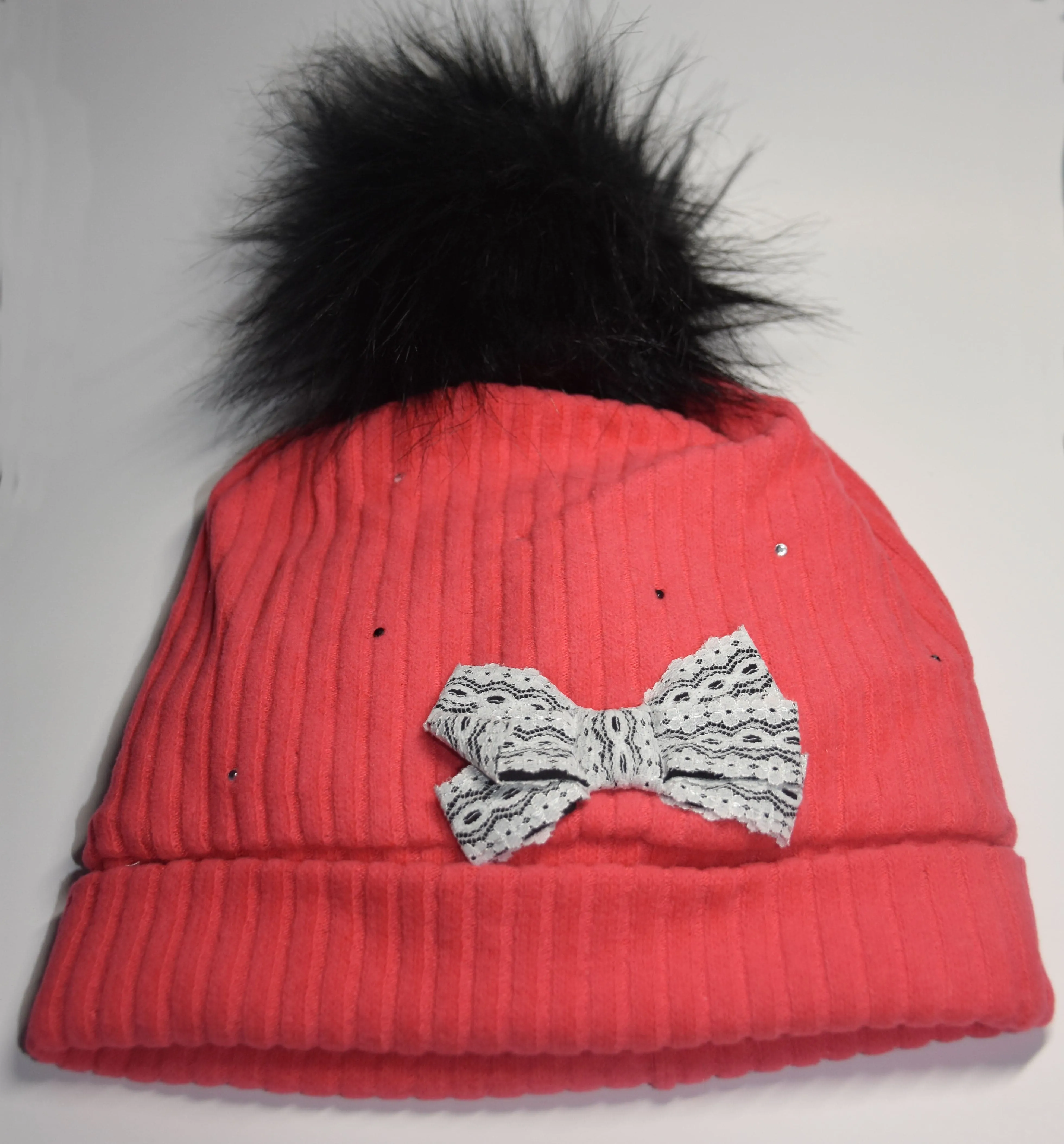 Girls Winter Pom Pom