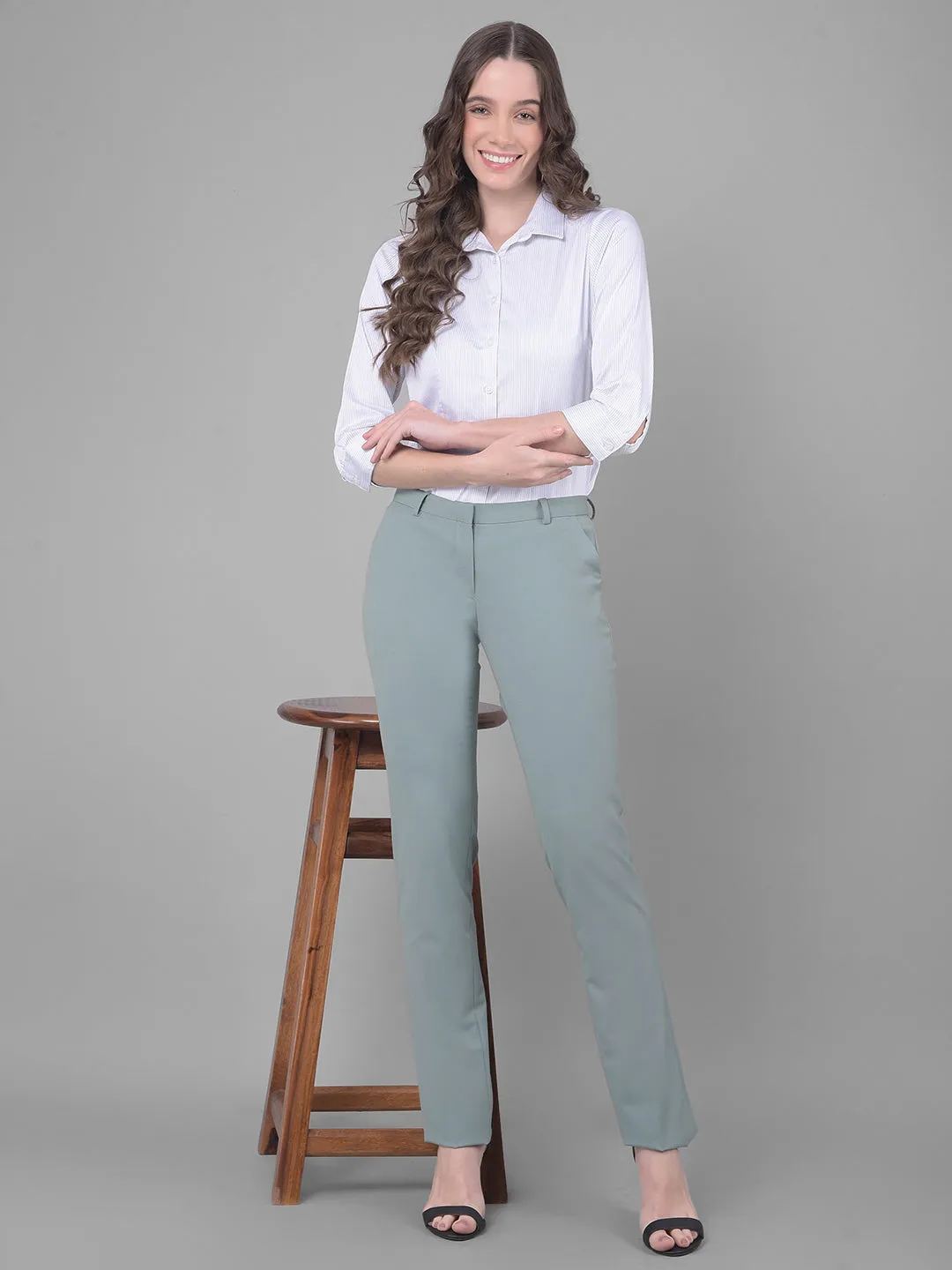 Green Chinos Trousers
