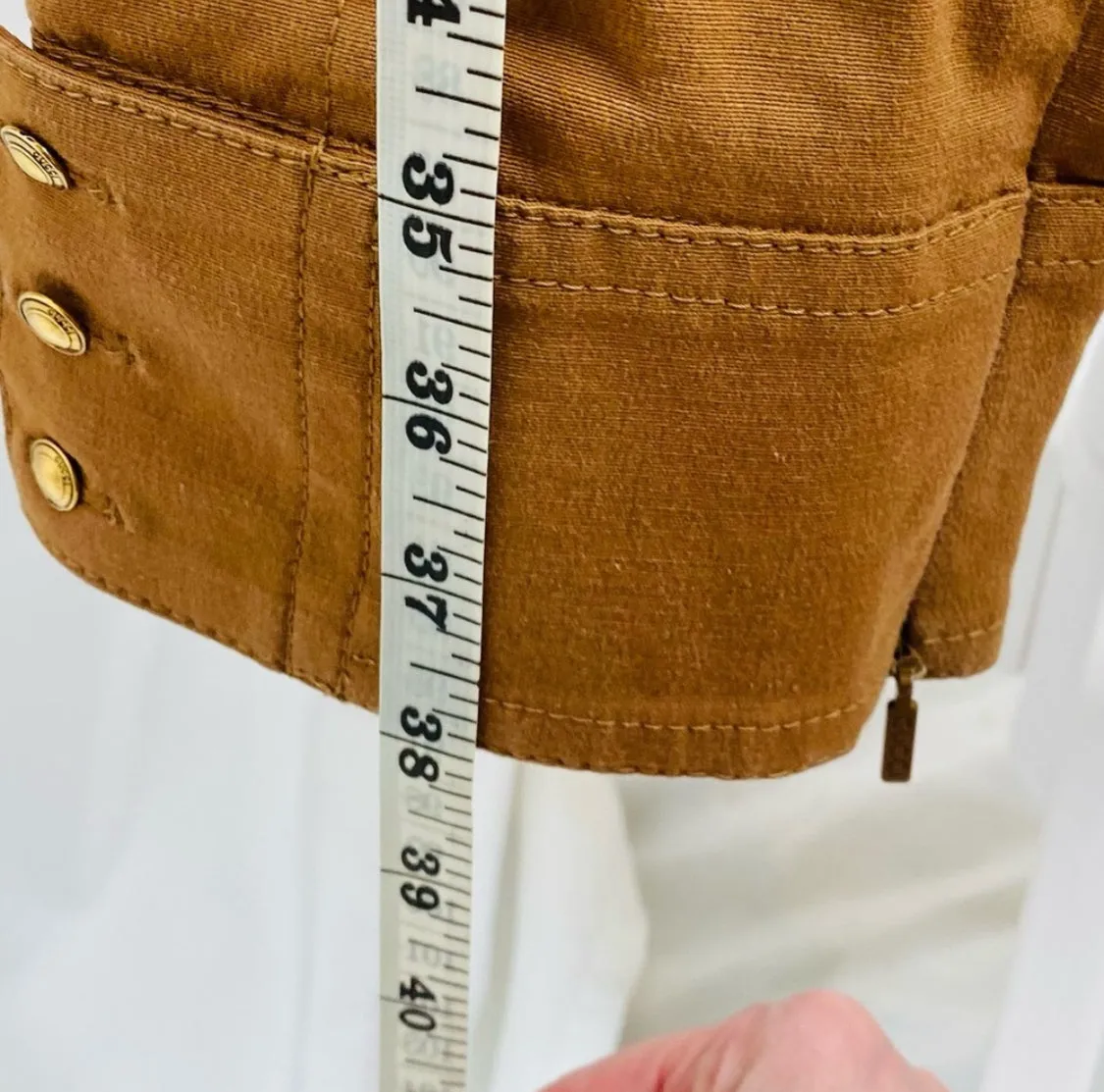 Gucci Cotton Jeans with Gold Hardware