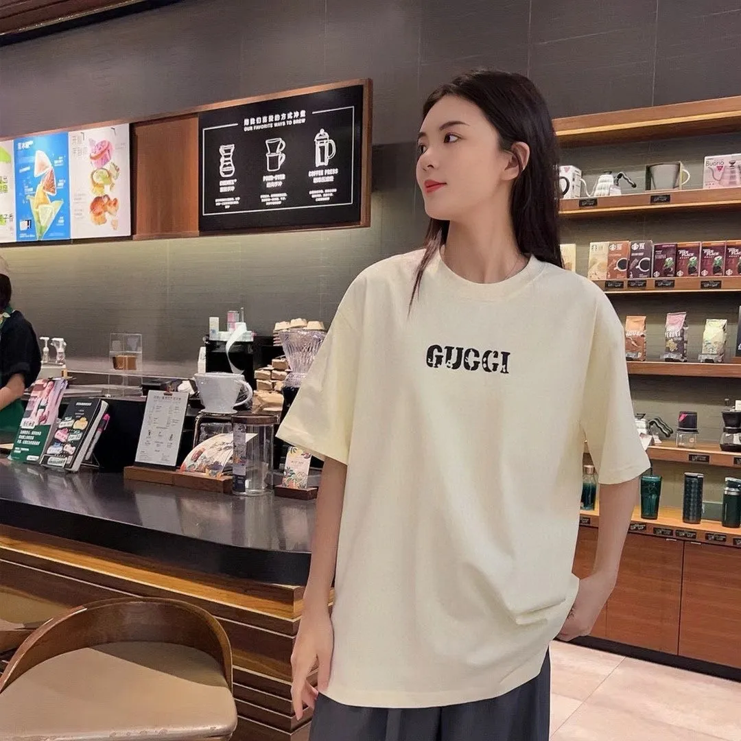 Gucci Vintage Logo T-Shirt (Cream)