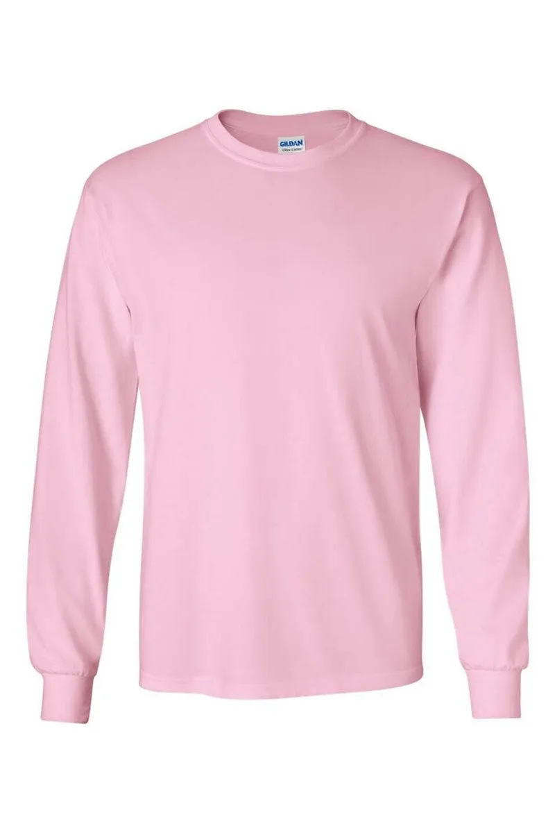 Howdy Y'all Puff Vinyl Heavy Cotton Long Sleeve Adult T-Shirt