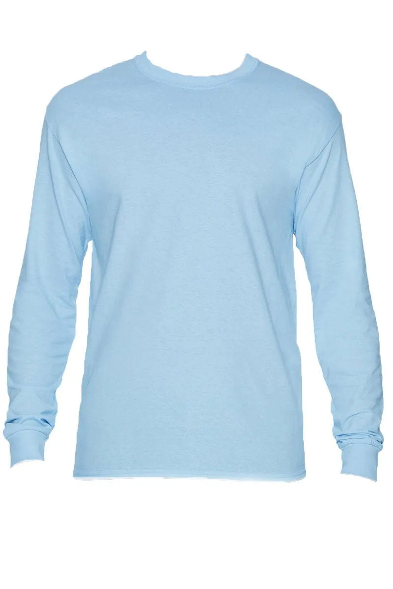 Howdy Y'all Puff Vinyl Heavy Cotton Long Sleeve Adult T-Shirt