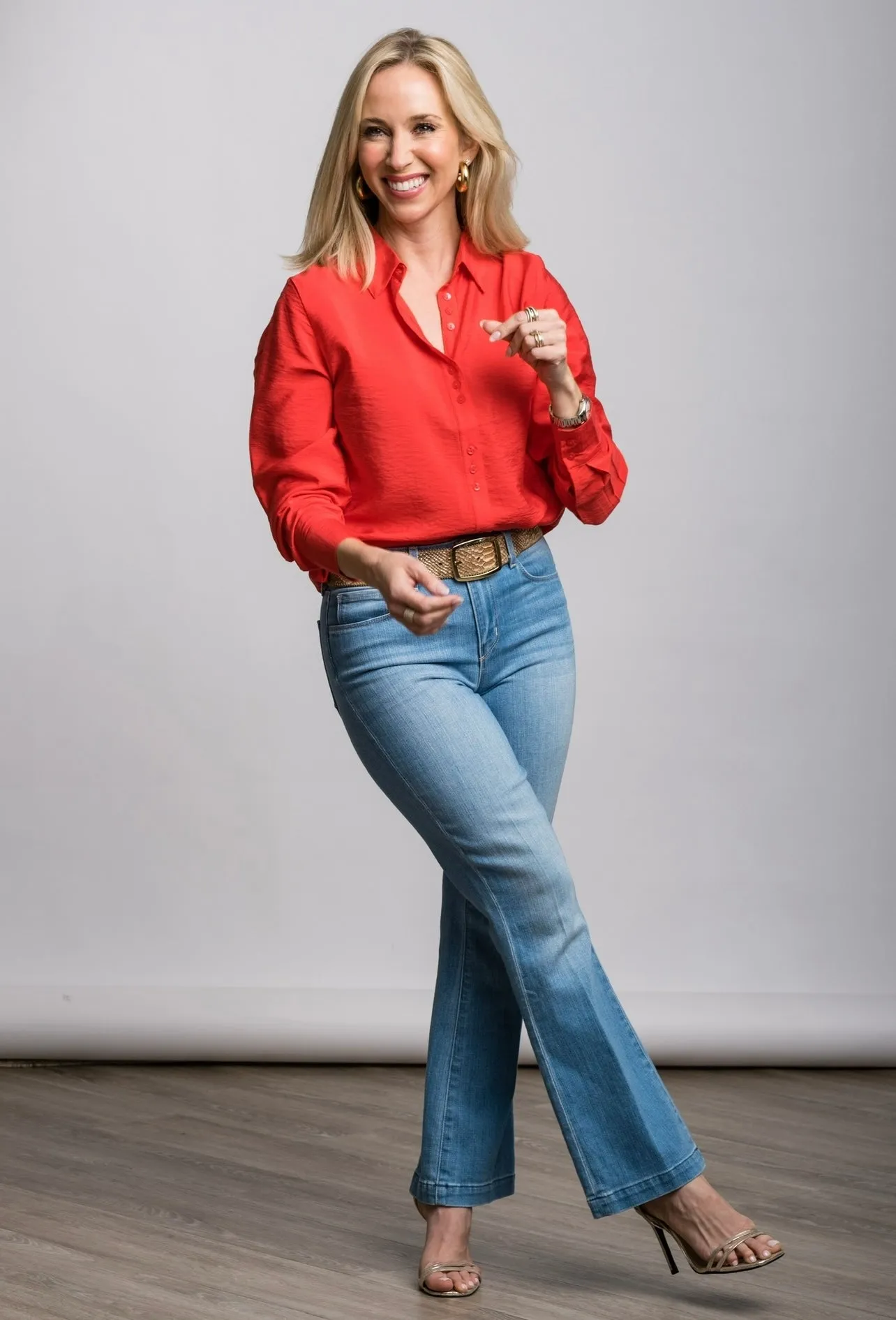 Ibine Shirt in Poinsettia