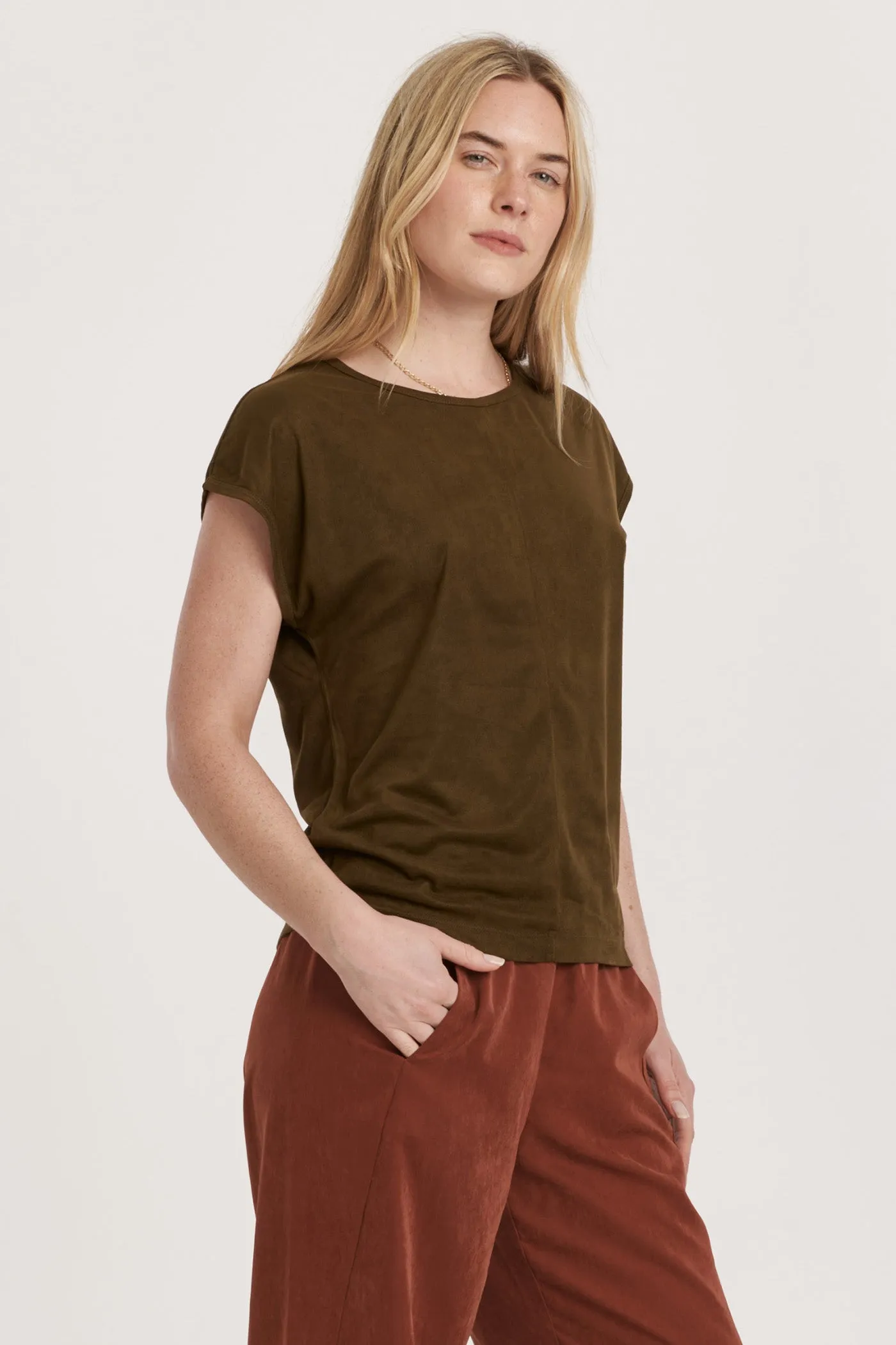 Lacey Classic Tee- Olive