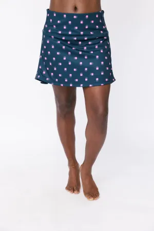 Ladies Lightweight Skort - Bear Paw Disty Onyx/Cherry Pink