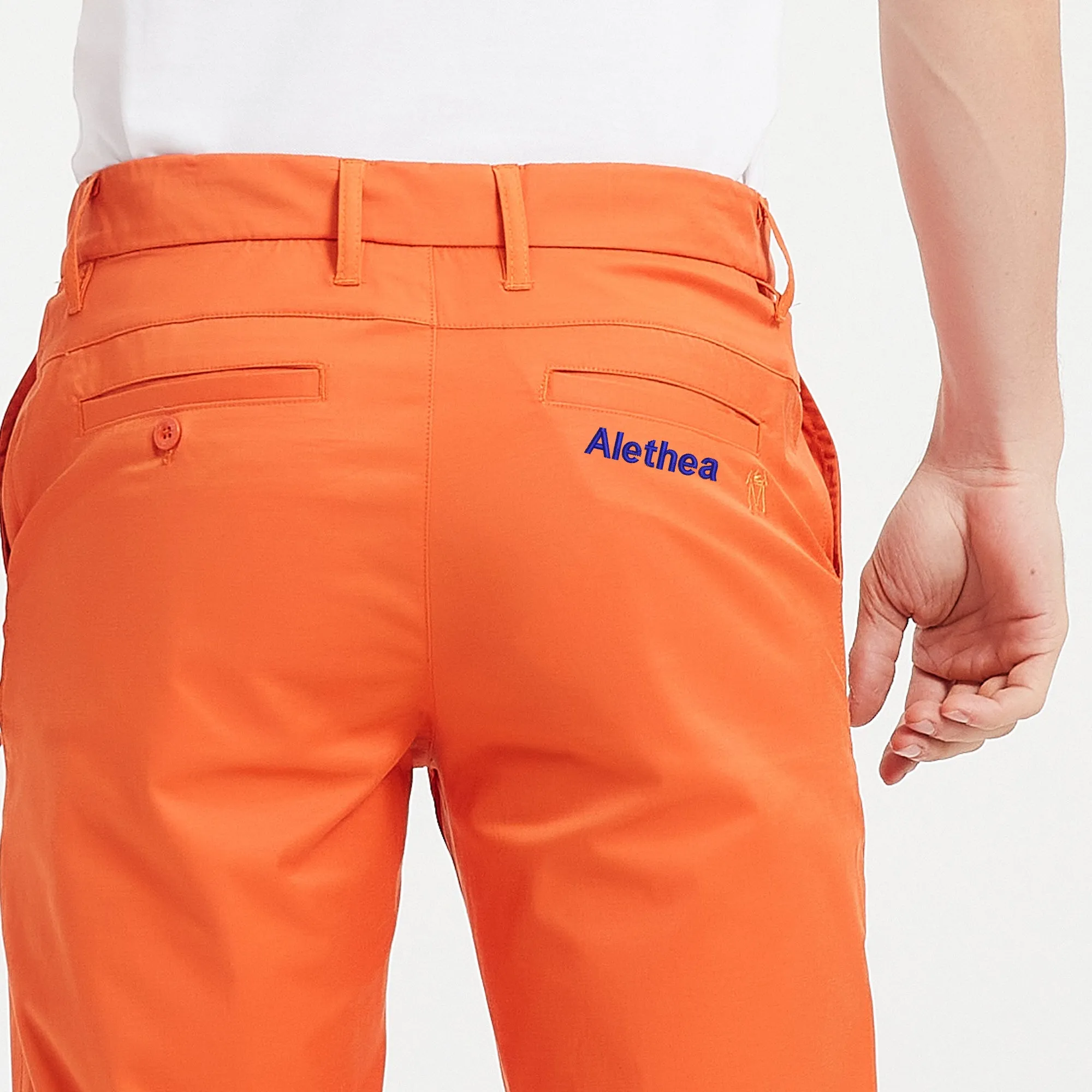 Lesmart Personalized Name Men's Flex Straight Fit Golf Pants