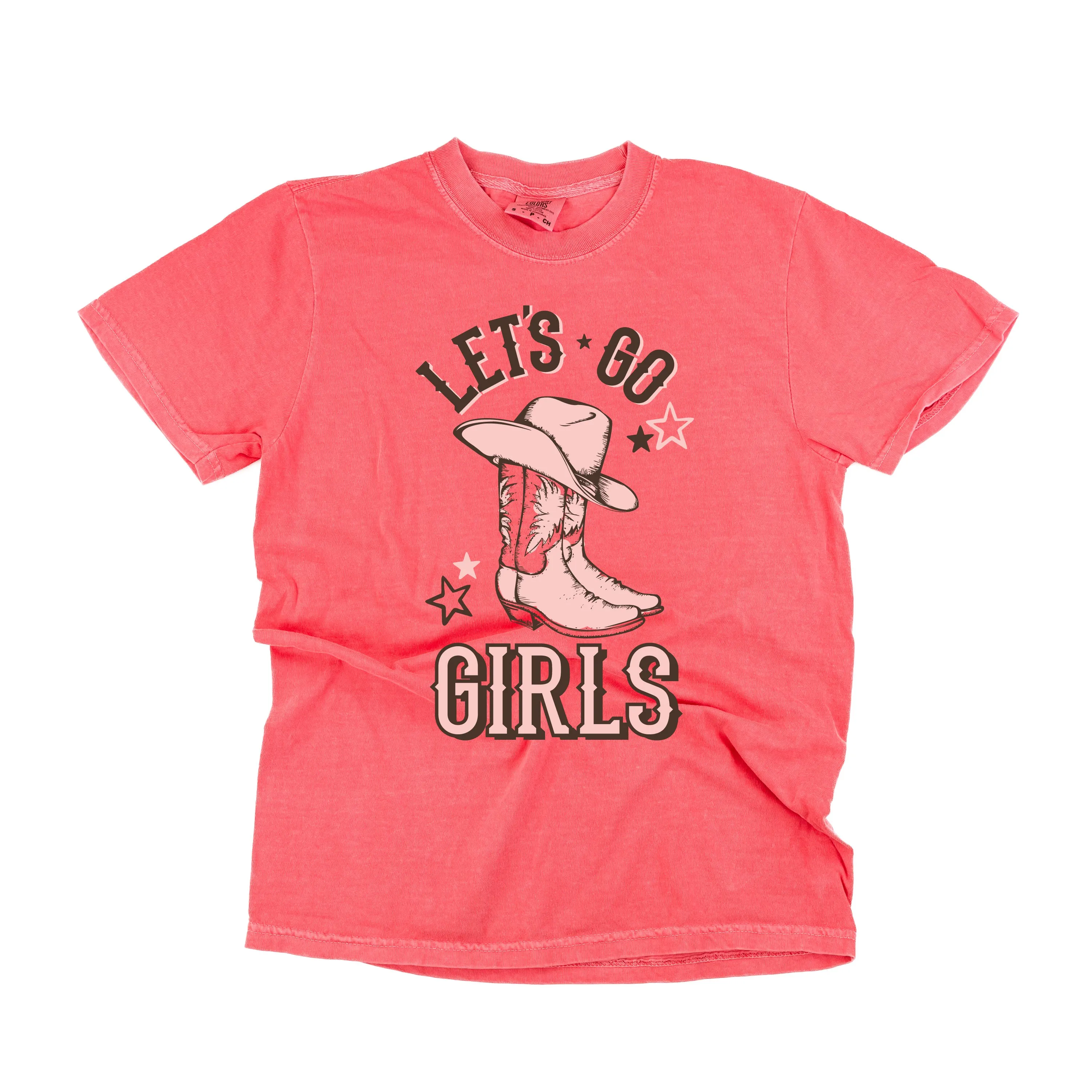 Let's Go Girls - (Cowgirl) - SHORT SLEEVE COMFORT COLORS TEE