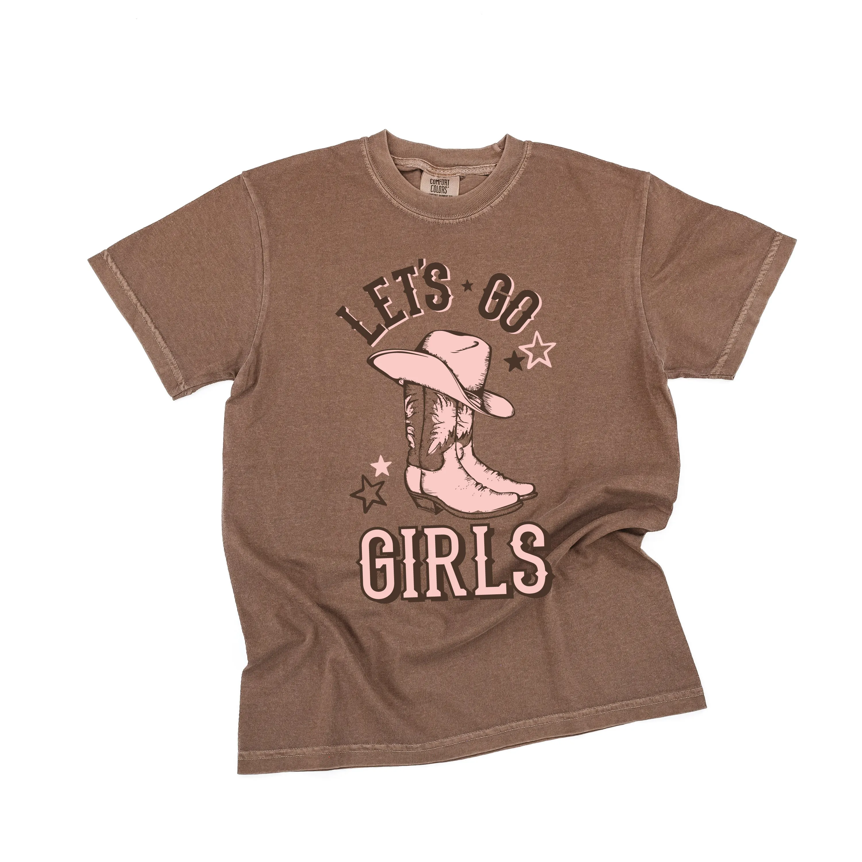 Let's Go Girls - (Cowgirl) - SHORT SLEEVE COMFORT COLORS TEE