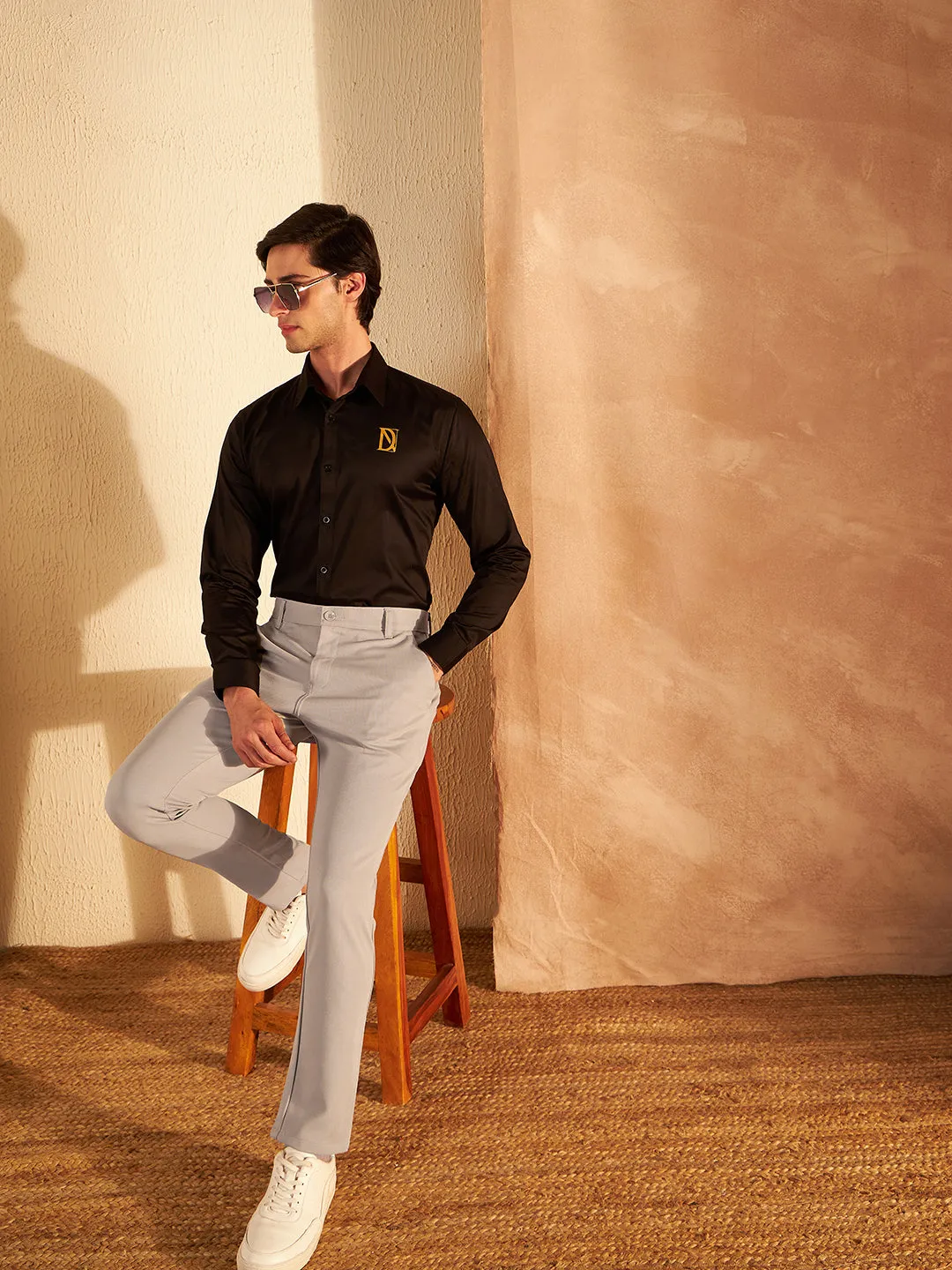 Light Grey: Casual Chinos