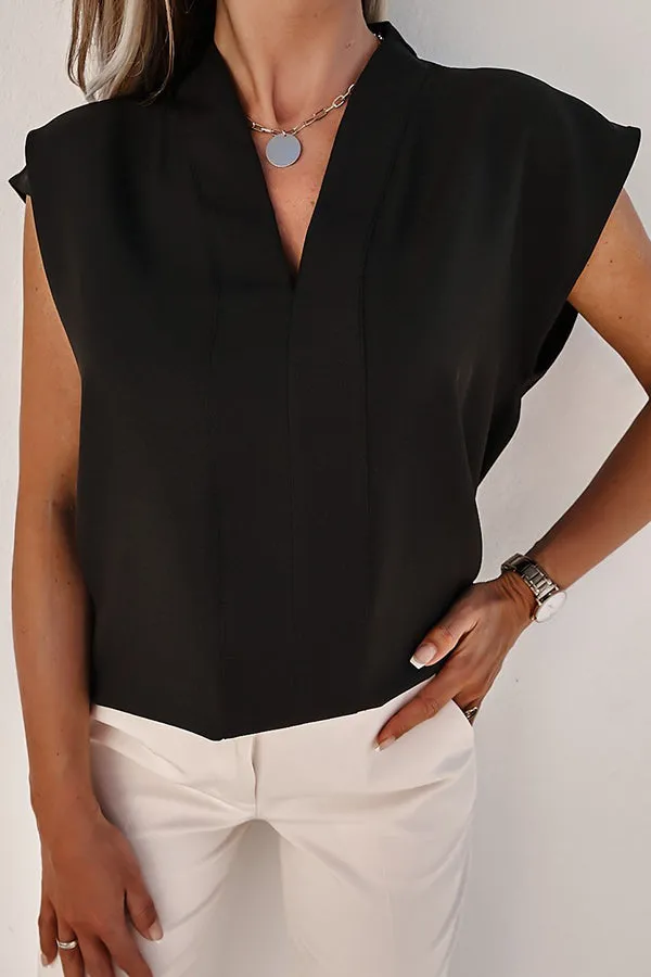 Lilipretty Classic Tale V Neck Blouse