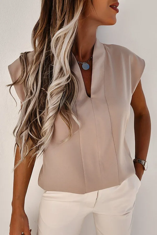 Lilipretty Classic Tale V Neck Blouse