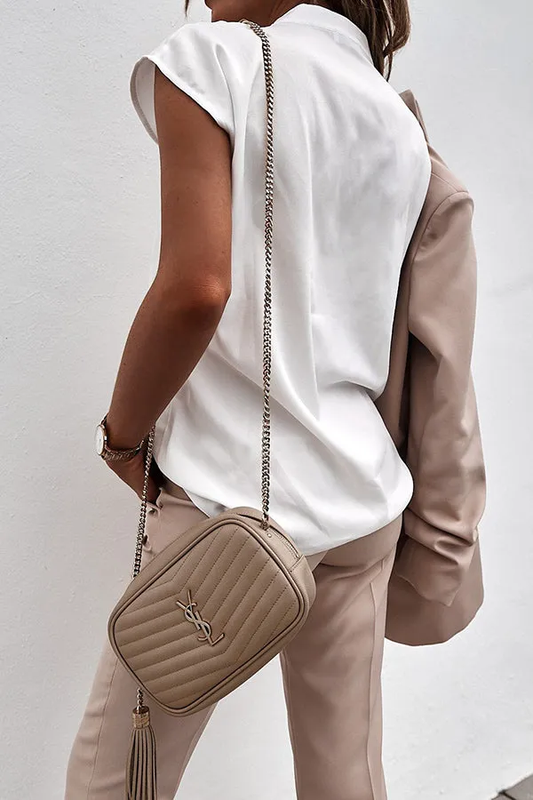 Lilipretty Classic Tale V Neck Blouse