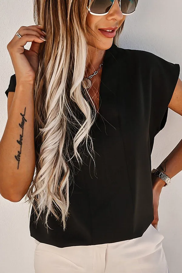 Lilipretty Classic Tale V Neck Blouse