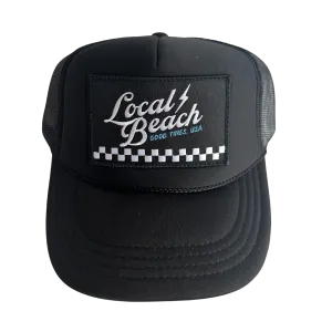 Local Beach Check Kids Trucker Hat
