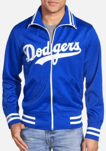 Los Angeles Dodgers Mitchell & Ness Authentic Full Zip Warm Up Jacket
