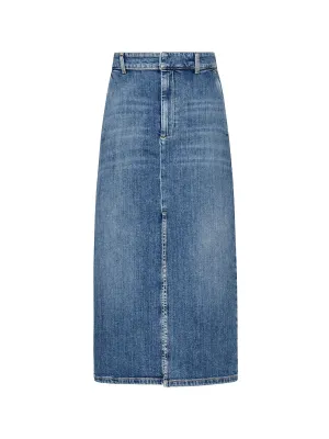 Marella Cast Denim Midi Skirt