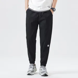 Men's Ankle Length Pants Loose Tapered Summer