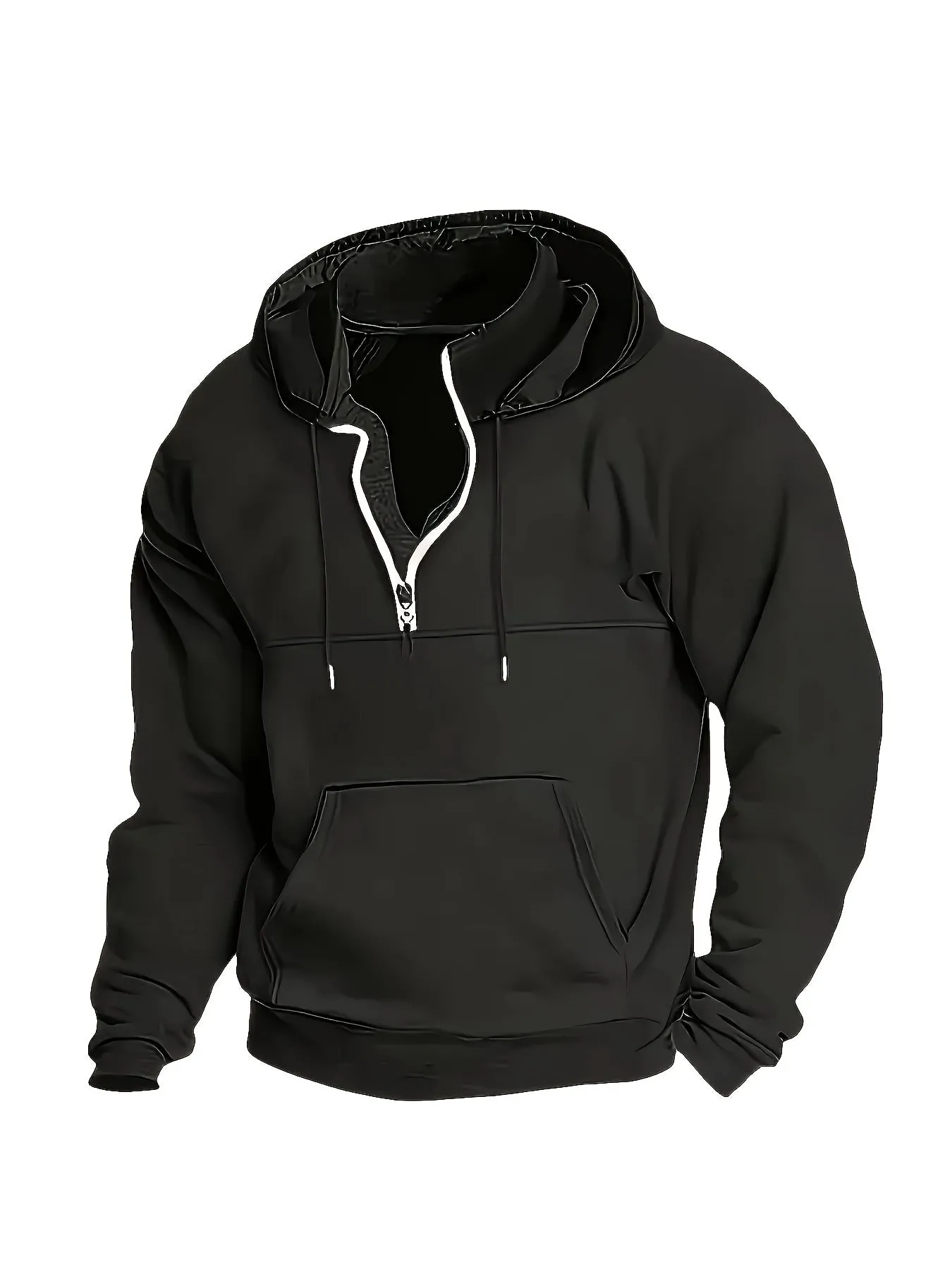 Men's Casual Chic Quarter Zip Sweater with Modern Design | Ideal for Autumn/Winter