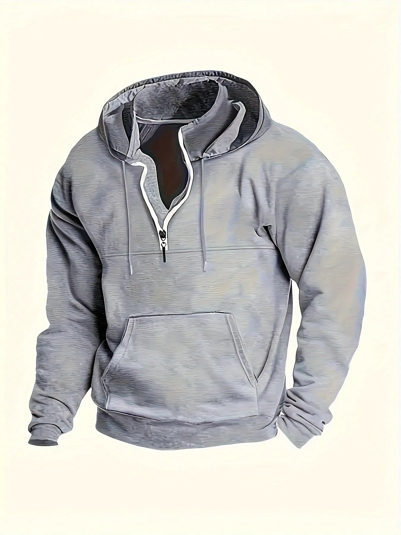 Men's Casual Chic Quarter Zip Sweater with Modern Design | Ideal for Autumn/Winter